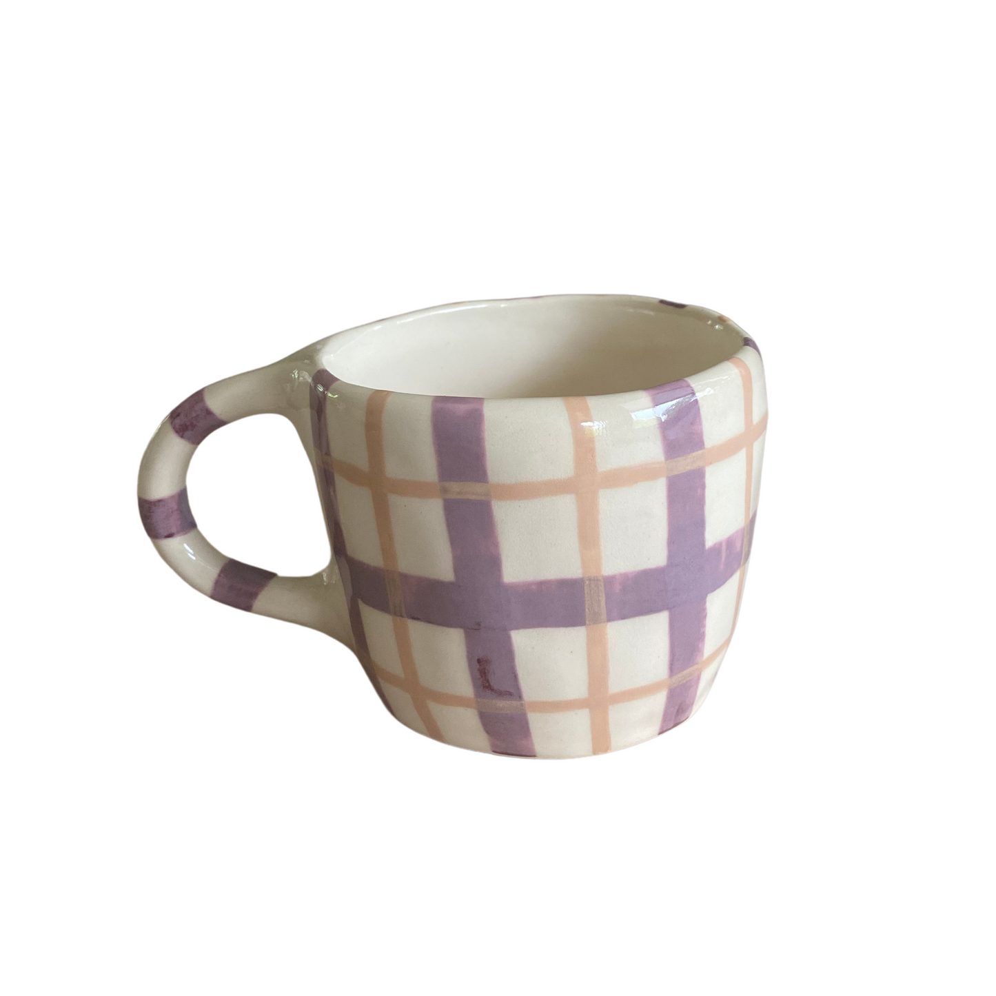 Gingham Mugs